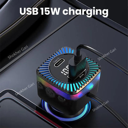 KSC-1069 Bluetooth FM Transmitter Car Charger image 4