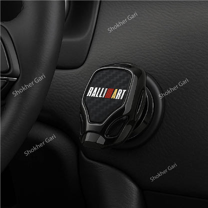 Car Engine Start Stop Switch Button Cover 1 Piece - Ralliiart image
