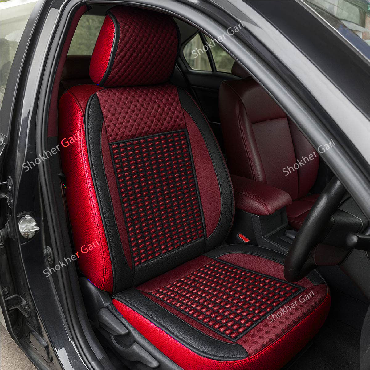 Wooden Seat Cushion Fabric 1piece image 1