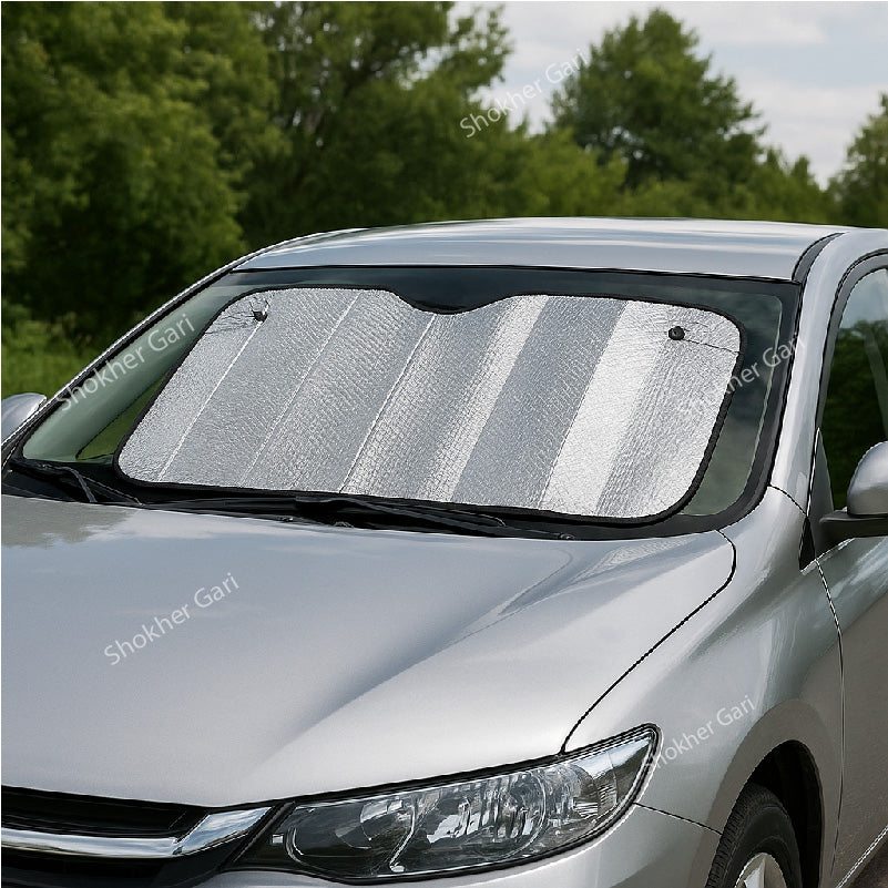 Car Windshield Sunshade Fuel Foam - Foldable Car Windshield Sun Shade Cover 1pcs image 0