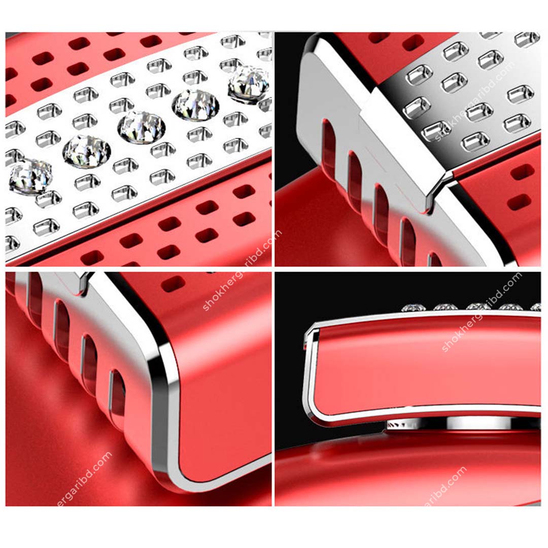 Rectangle Diamond stone Luxury Car Air Freshener with Modern Perfume image 4