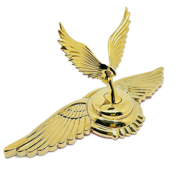 Silver Metal Eagle Flying Car bonnet Logo image 3