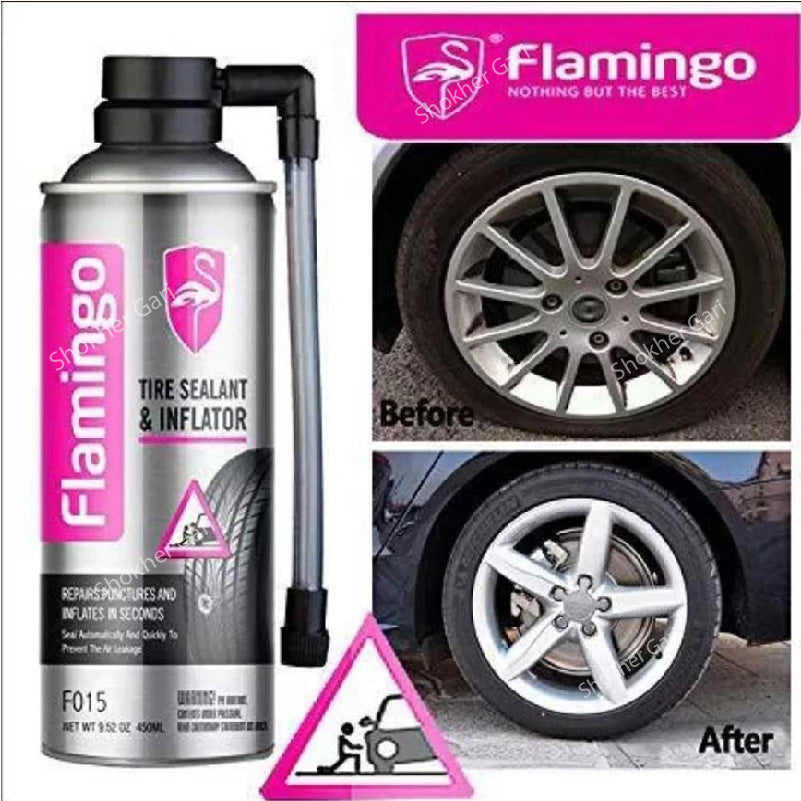 Flamingo Tire Sealant and Inflator - 450ml image 1