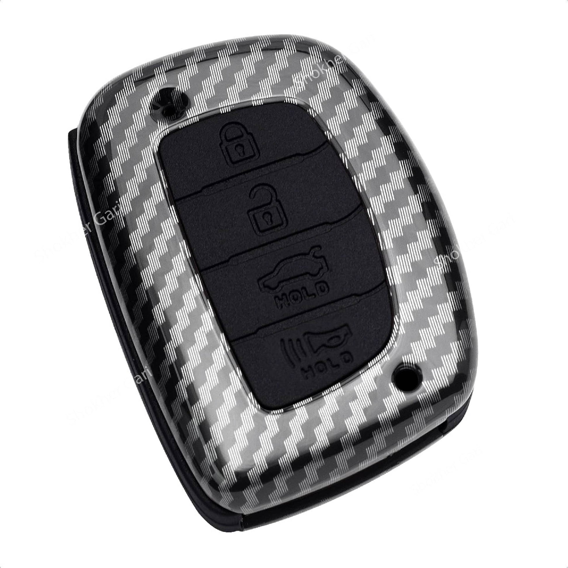 M/Y Carbon Fiber Remote Cover for Hyundai Creta image 1