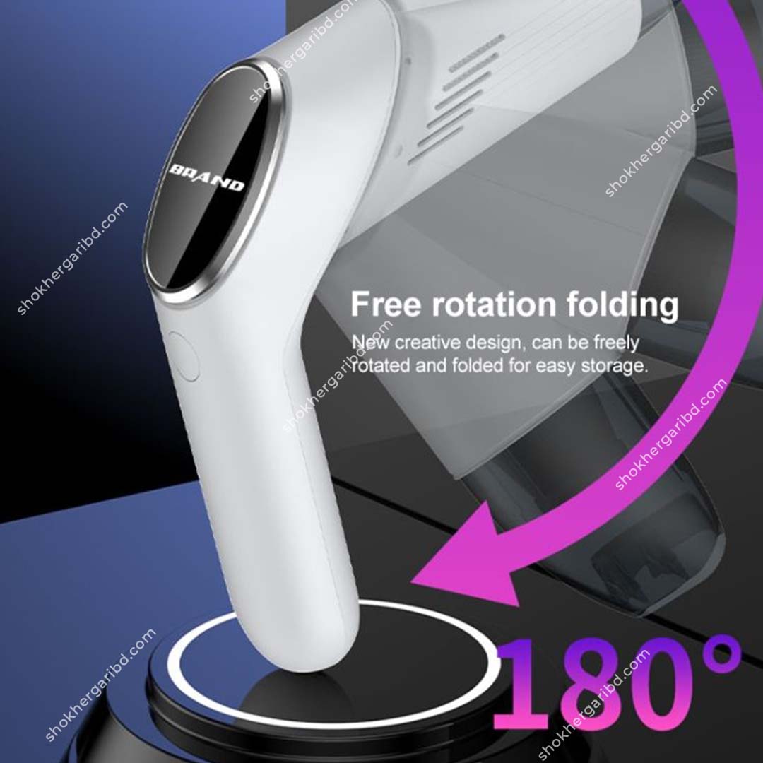 Hoco ZP6 Foldable portable car vacuum cleaner  55W power, 4000mAh battery, with lighting function image 8