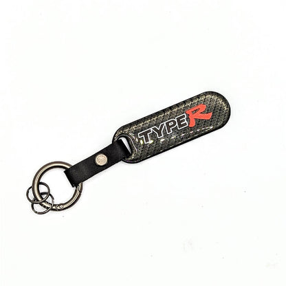 Simple Design Carbon Car Keyring image 4