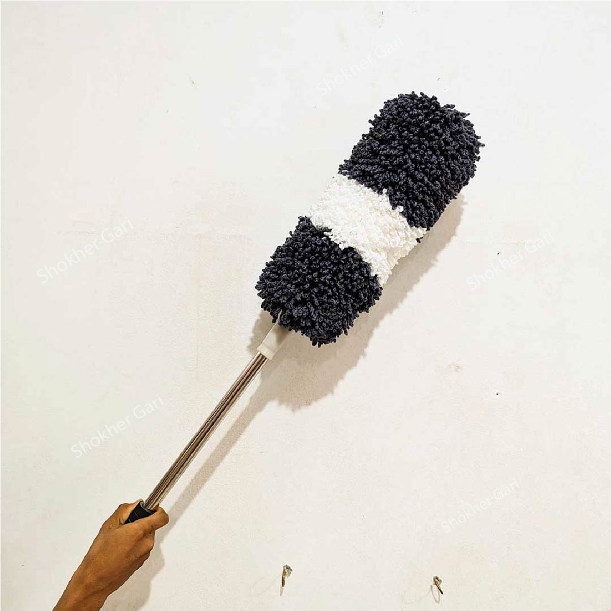 Car 2 Colour Microfiber Round Duster Super Soft / Dust Cleaner image 2