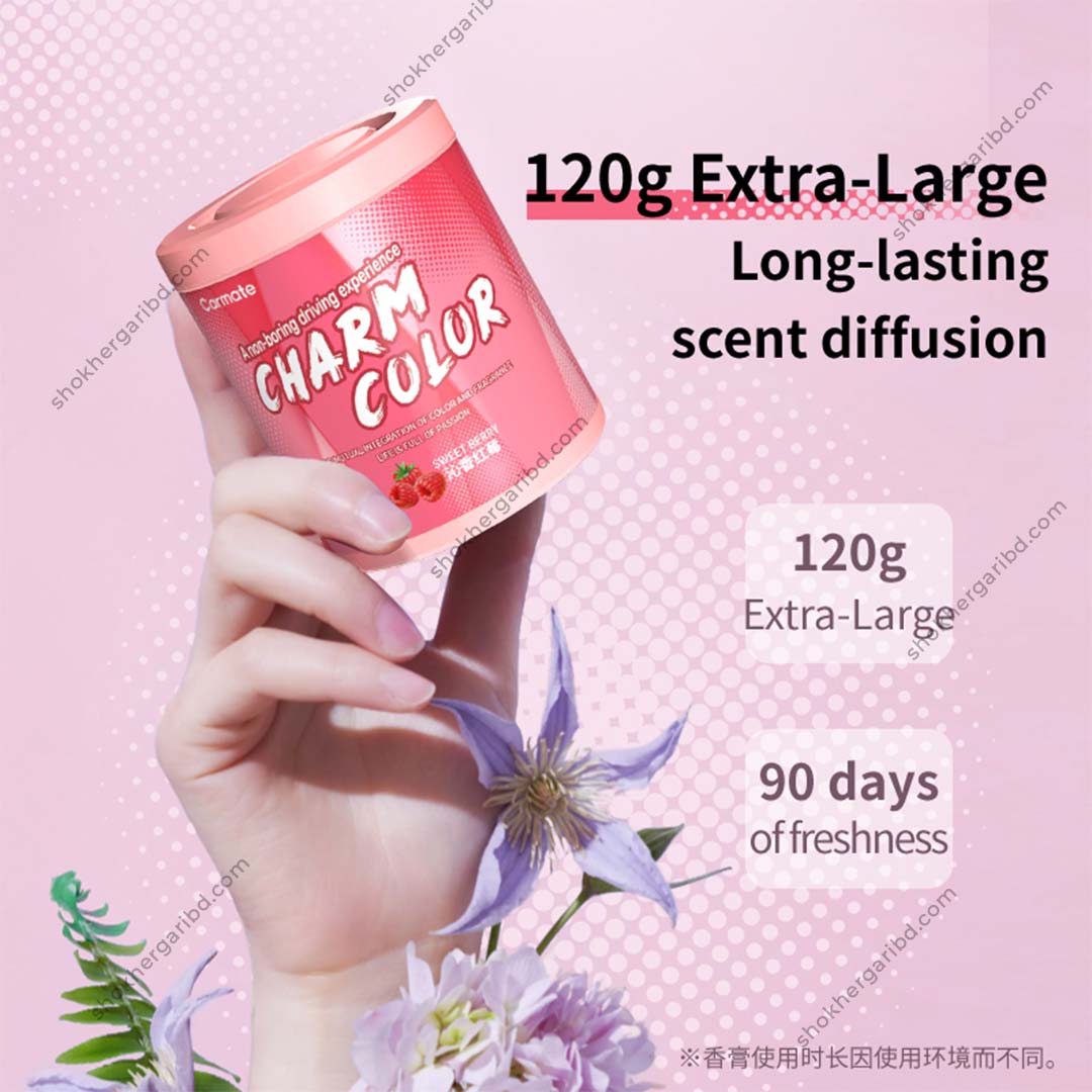 Cars Fruity Aroma Natural Plant  120g Long-lasting  Car Perfume Air Freshener image 3