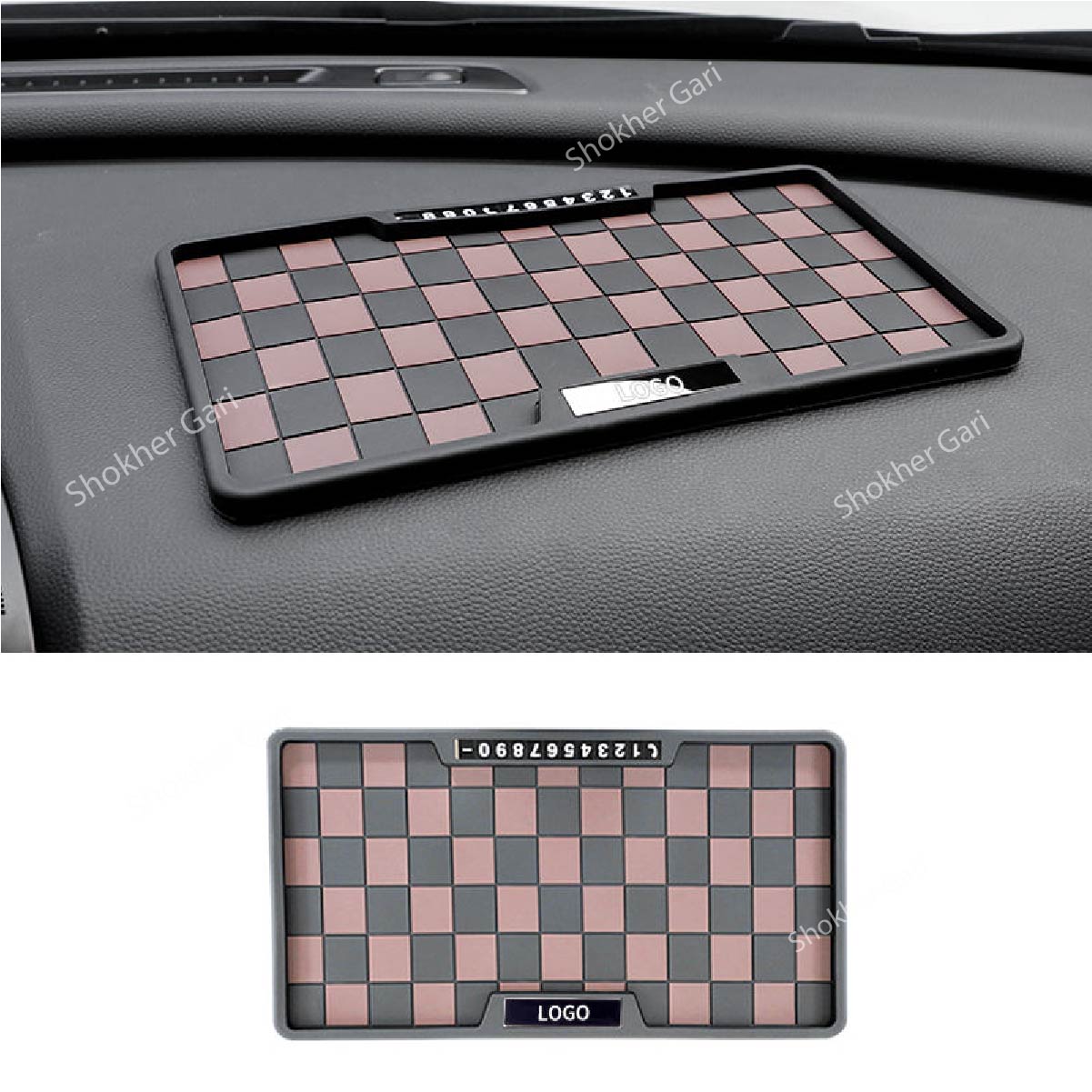 1pcs Sports Flat Mobile Number Anti-Slip Pad image 2