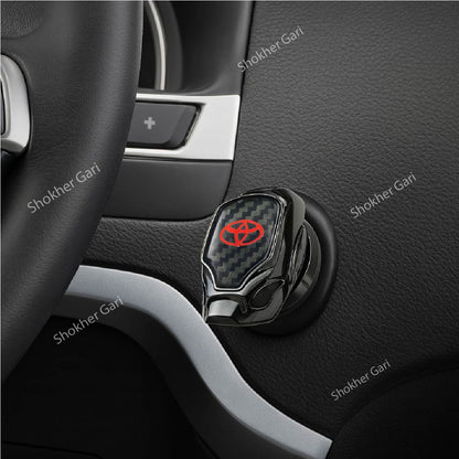 Car Engine Start Stop Switch Button Cover 1 Piece - Toyota image