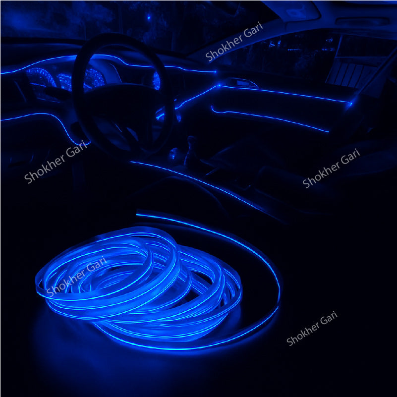 Dashboard Decorative Neon Light- Cold Light 3m Long / 10 Feet - Blue image