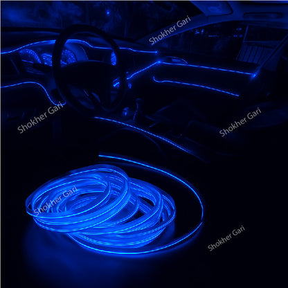 Dashboard Decorative Neon Light- Cold Light 3m Long / 10 Feet - Blue image