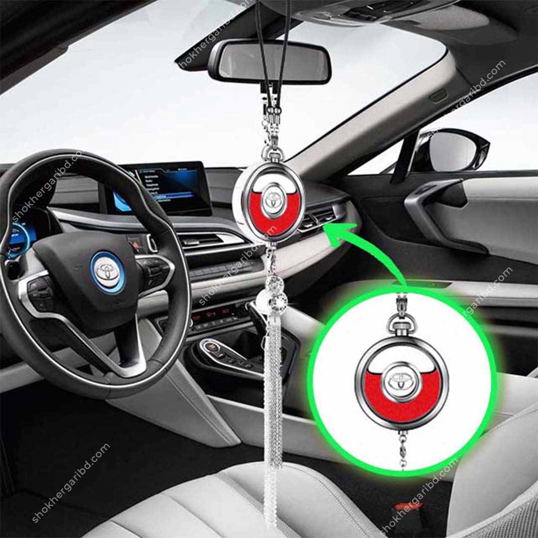 Car Premium Hanging Air Freshener With Toyota Logo
