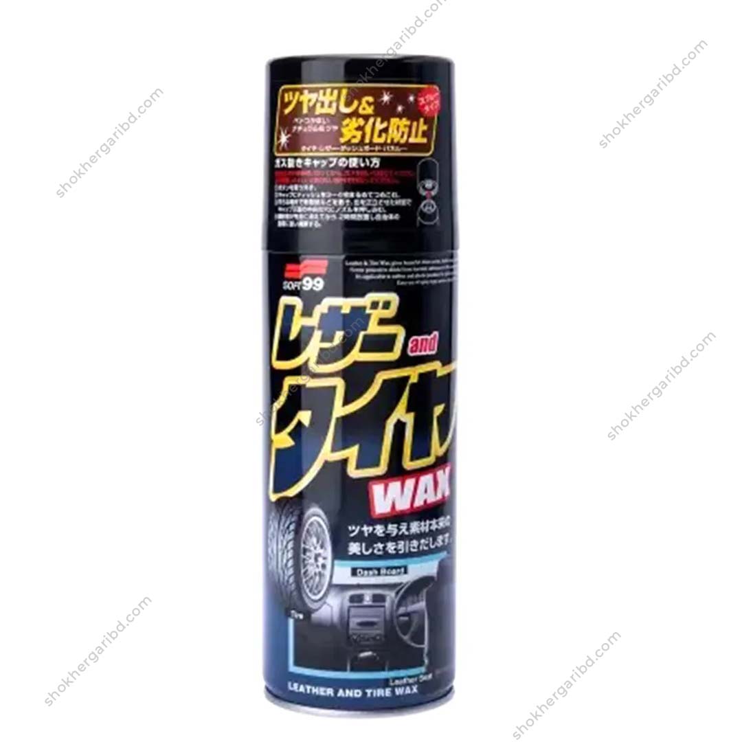 Soft99  Car Leather And Tire WAX image 1
