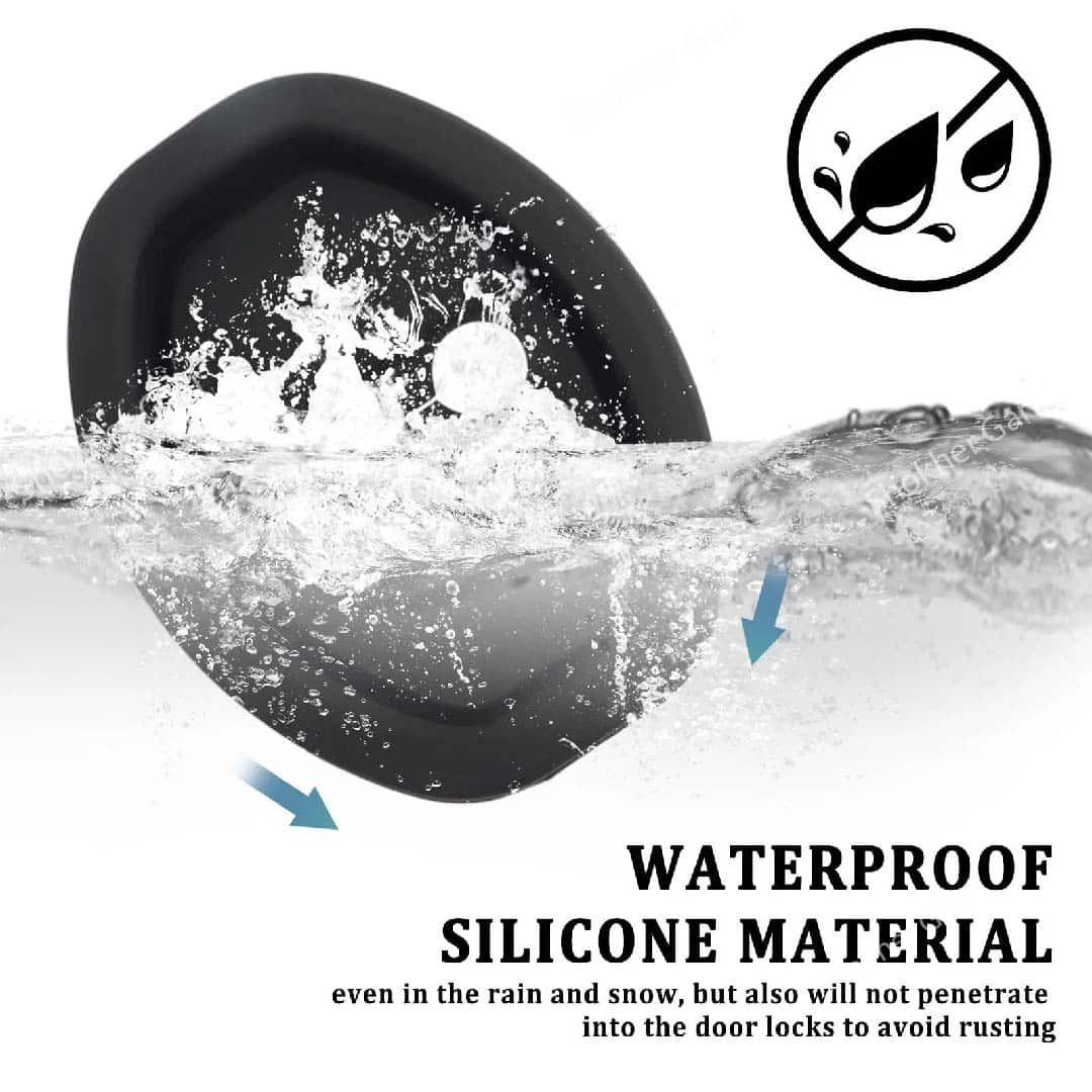 M/Y 4 pcs set Car Door Lock Protector Cover for Sound image 11