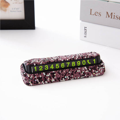 Stone Car Temporary Parking Phone Number - Multi-Colour image