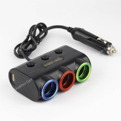 Car Ports Socket Dual USB Power Charger Adapter Output 3A image 3