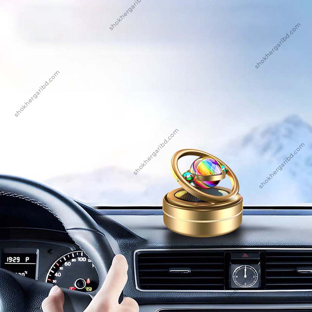 Planet Style Car Dashboard Solar Perfume image 0