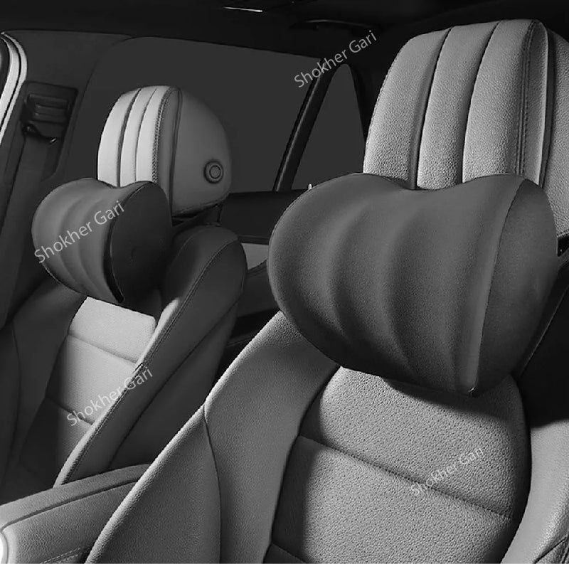 W Shape Black High Quality Neck Pillow  1 pcs image 0