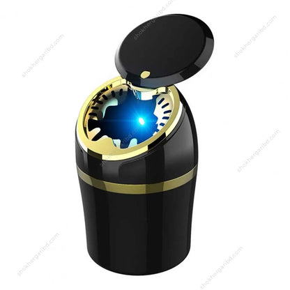 1pcs Steel Liner Small Auto Ashtray with LED Light image 5