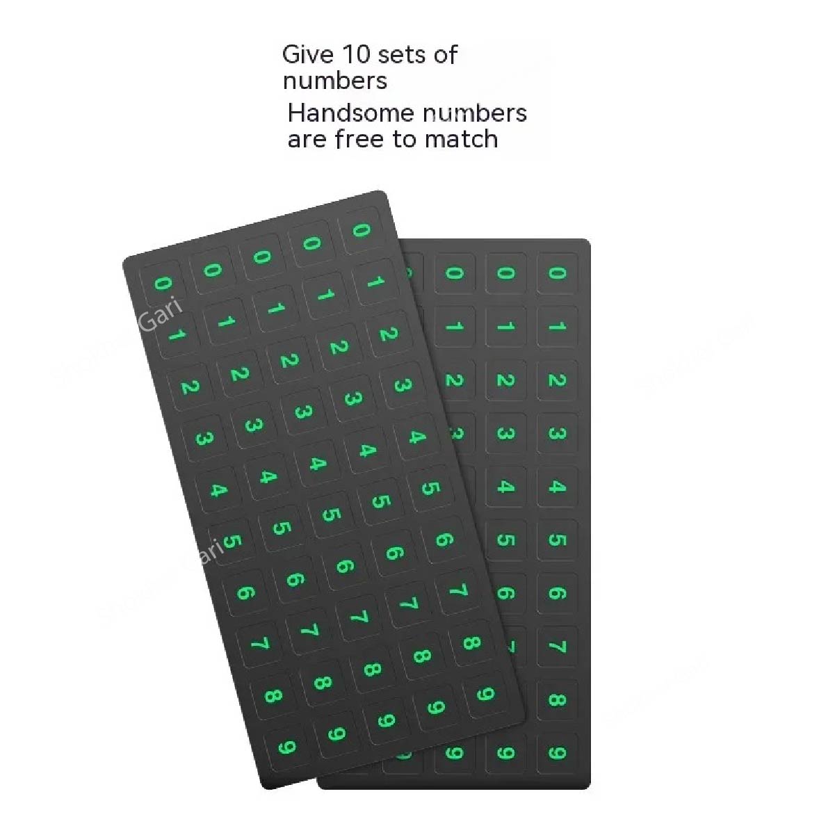 Car Parking Phone Number Holder Carbon - 3R Multi featured Parking phone Number Holder image 4