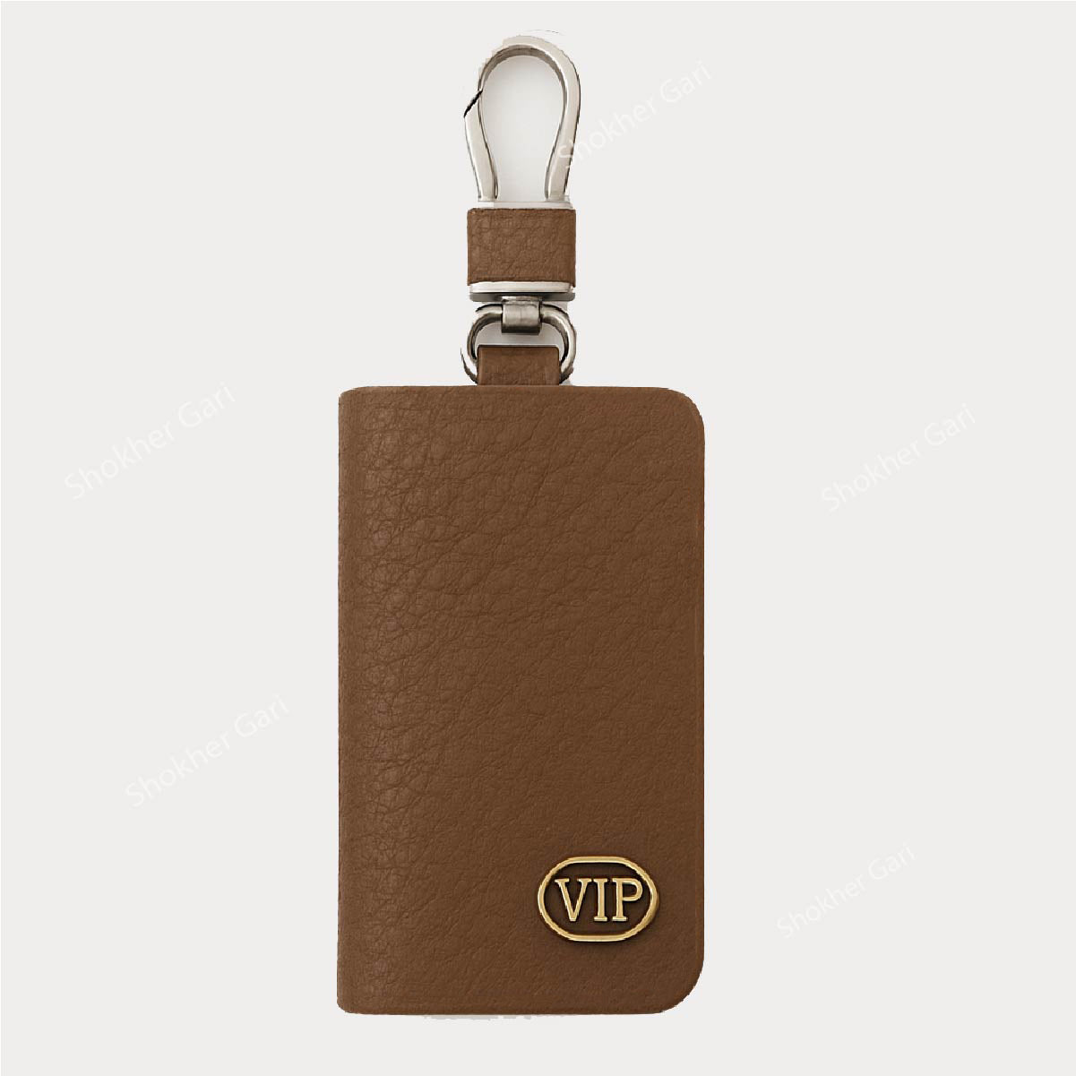 Pu Leather Remote and keychain for Luxurious Car image
