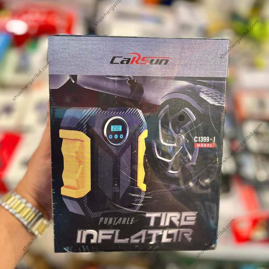 (DY) Portable Automobile Air Compressor Digital Tire lnflation Pump LED Lamp image 9