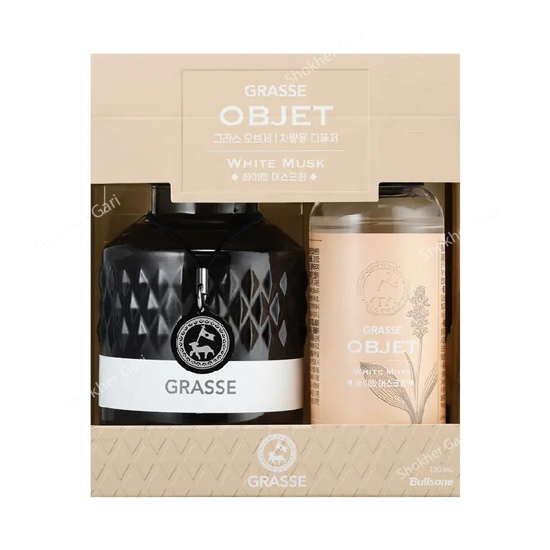 Bullsone Grasse OBJET Car Perfume 100ML - White Musk image