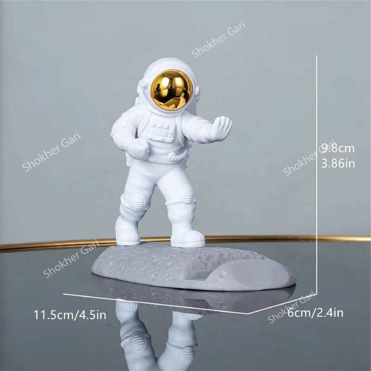Astronaut Statue Office mobile Mount holder 1Pcs - 8 image