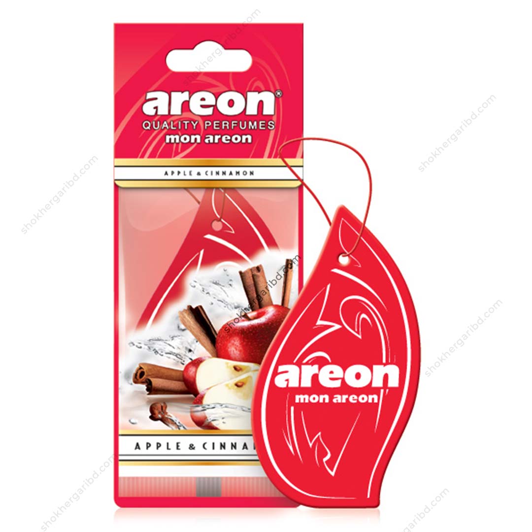 Car Areon Hanging Air Freshener 6pcs set - Apple &amp; Cinnamon image