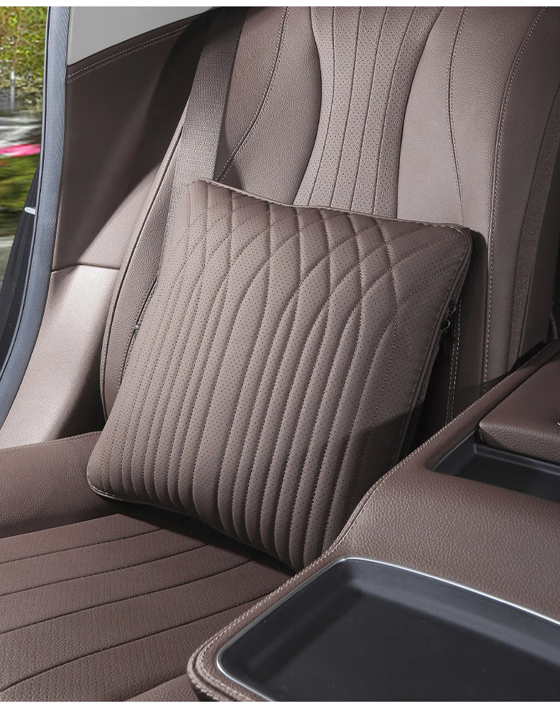 Multi-functional Car Pillow Cushion Comforter- 3 in 1 (Waist Support, Comforter and Pillow) image 1