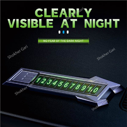 Car Metal Parking Number Plate image 0