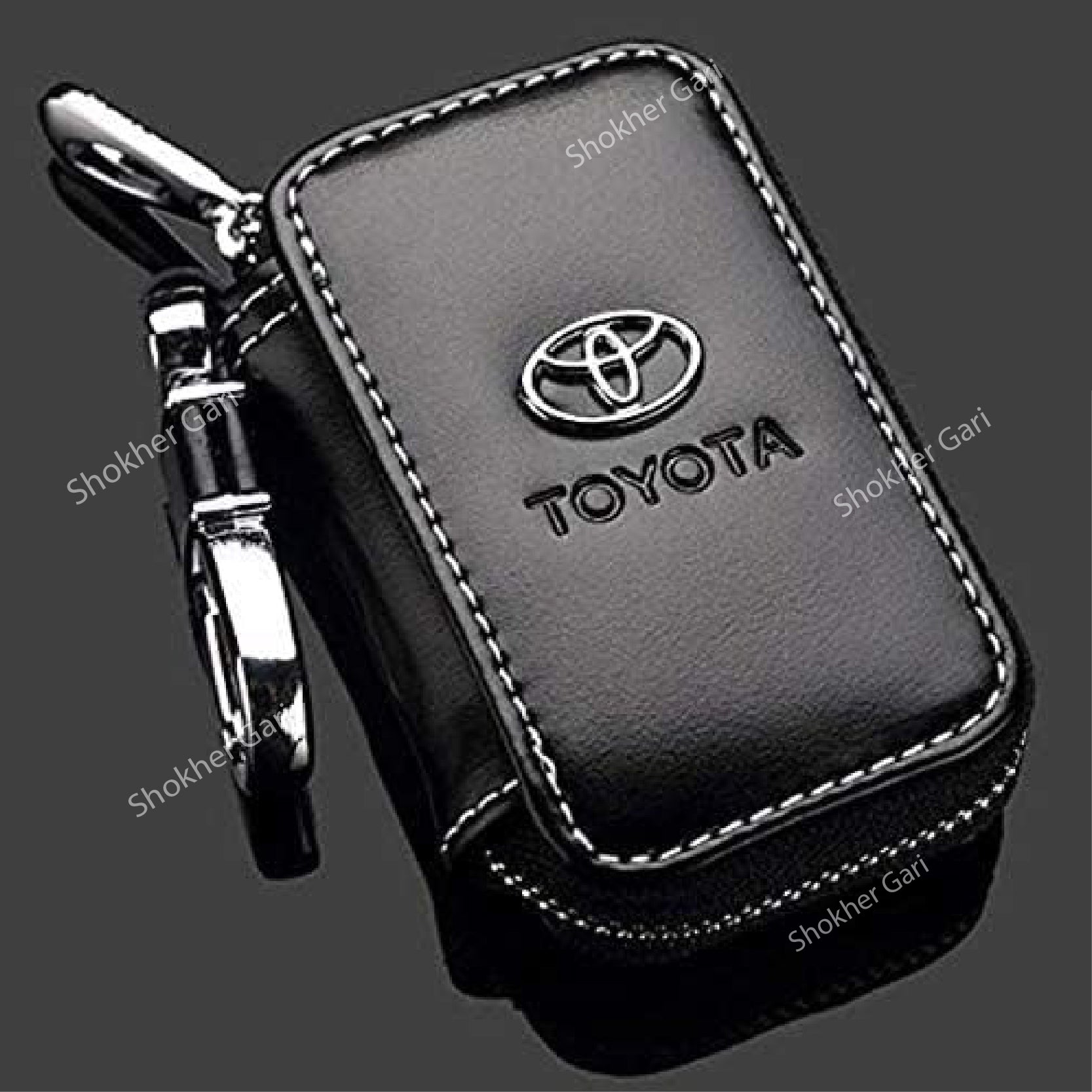 Toyota Middle Logo Remote cover Pu leather image 0