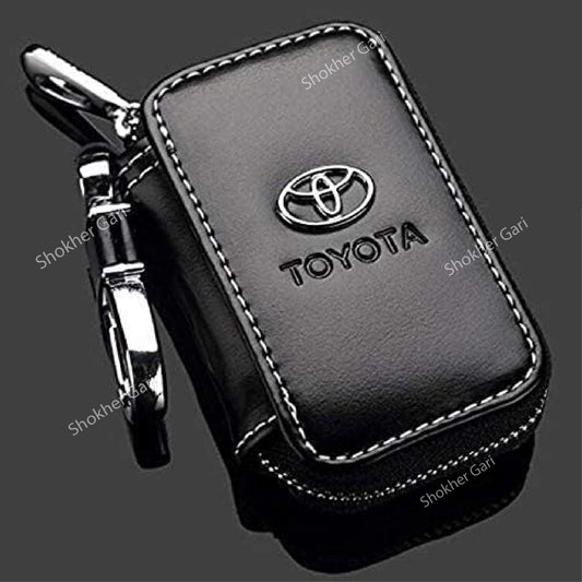 Toyota Middle Logo Remote cover Pu leather image 0