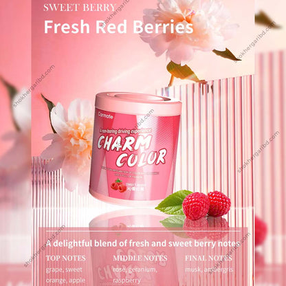 Cars Fruity Aroma Natural Plant  120g Long-lasting  Car Perfume Air Freshener - Red Burries image