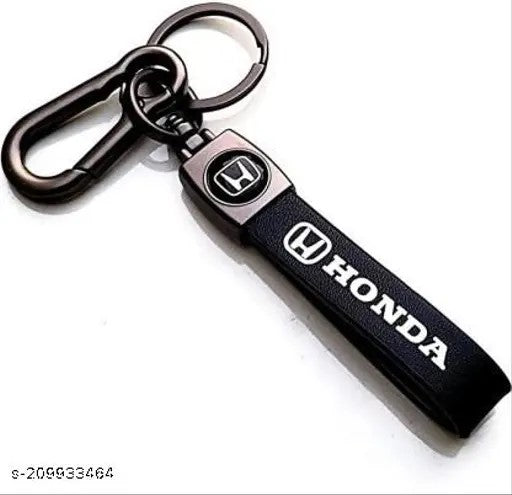 Luxury PU Leather Car Keyring image 1