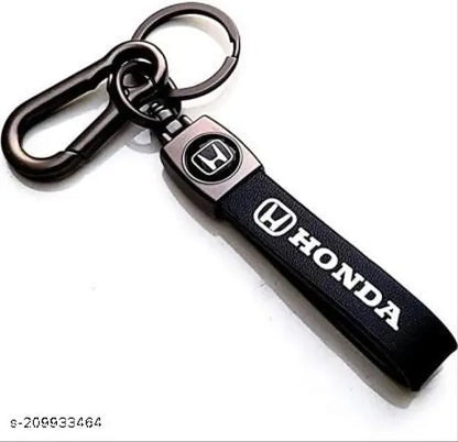 Luxury PU Leather Car Keyring image 1