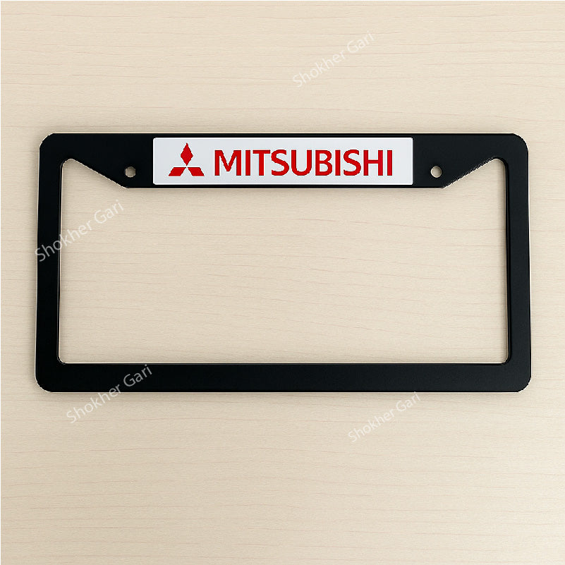 2 Pcs Number Plate Casing Plastic - Mitsubishi image