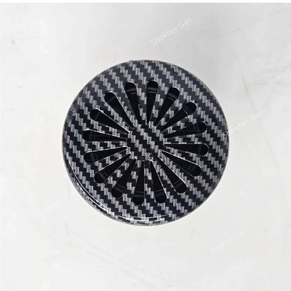 Car Ashtray Carbon Fiber Portable Ceramic (With LED) image 1