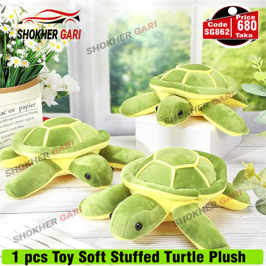 Lovely Tortoise plush toy- Turtle stuffed toy-Cute tortoise doll-1piece image 0