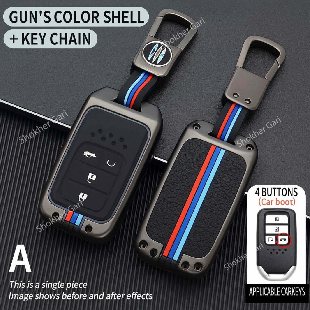 M/Y Zinc Alloy Key Cover Protection Metal Remote Cover For Toyota , Honda, Nissan, Mitsubishi,Hyundai, MG ,BMW Strong Key Cover image 15