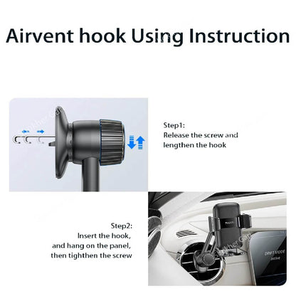 Yesido C242 Adjustable Car Air Vent Mechanical Phone Holder image 3