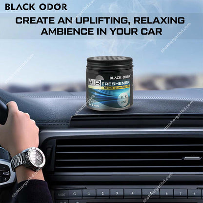 BLACK ODOR (Jelly type) Air Freshener Natural Essential Oils Scented Home, and Office image 4