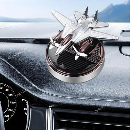 Car Solar Aircraft Perfume and Showpiece - Airplane Helicopter Car Aromatherapy Long-lasting Perfume image 2