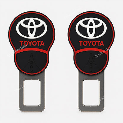 2pcs Toyota Red Seat belt Clip image 2