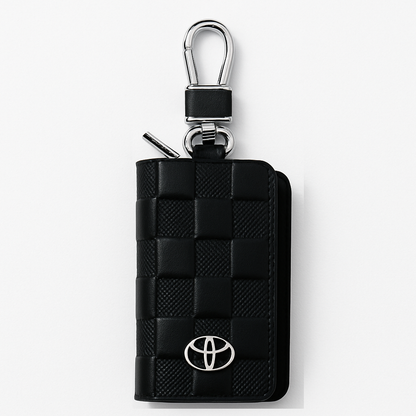 Stylish Toyota PU leather Remote Cover. - 8 image