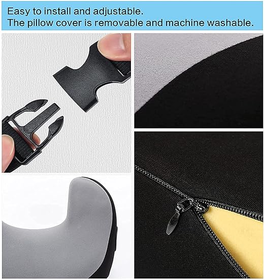 1pcs Ergonomic Design Car Travel Neck Pillow image 4