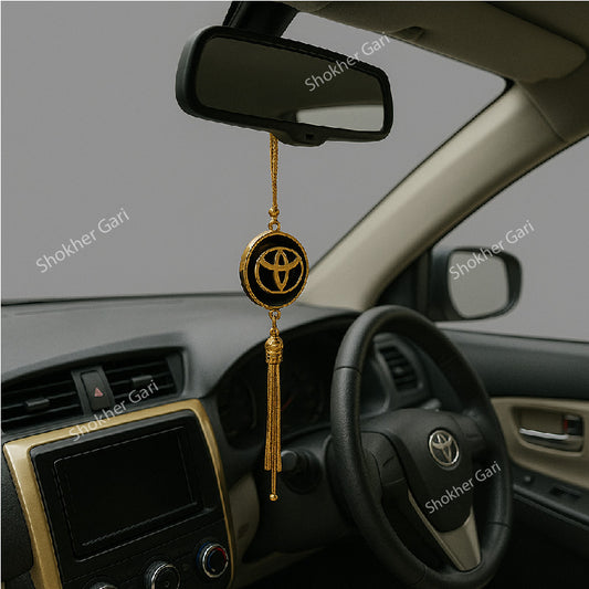 Toyota Golden Car Hanging Chain image 0