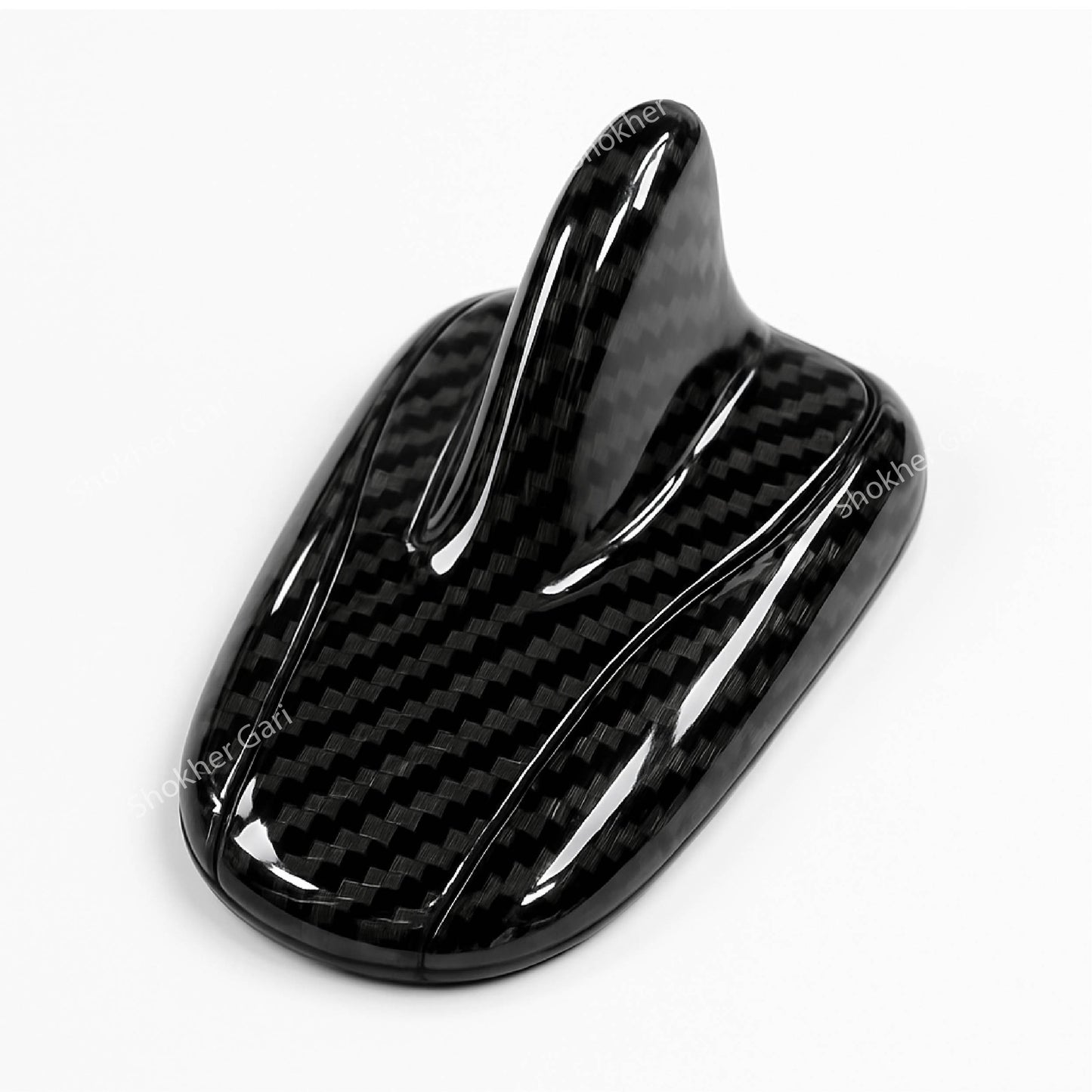 Car Carbon Fiber Shark Fin Aerial Antenna Cover image 1
