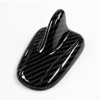 Car Carbon Fiber Shark Fin Aerial Antenna Cover image 1